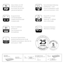 Vorschaubild SLY Isocore Square Lombardia Vinylboden, Klick-Designboden Fliesenoptik