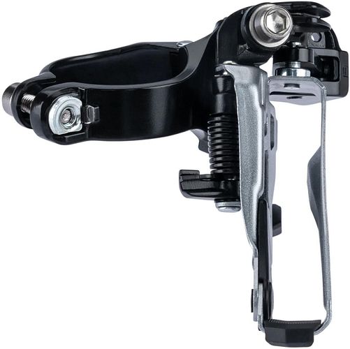 Shimano Umwerfer CUES FD-U4000 silber mit Schelle 34, 9 mm, mit Adapter auf 31