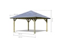 Vorschaubild Karibu Pavillon Carport Kirn 1/2/3 - KDI