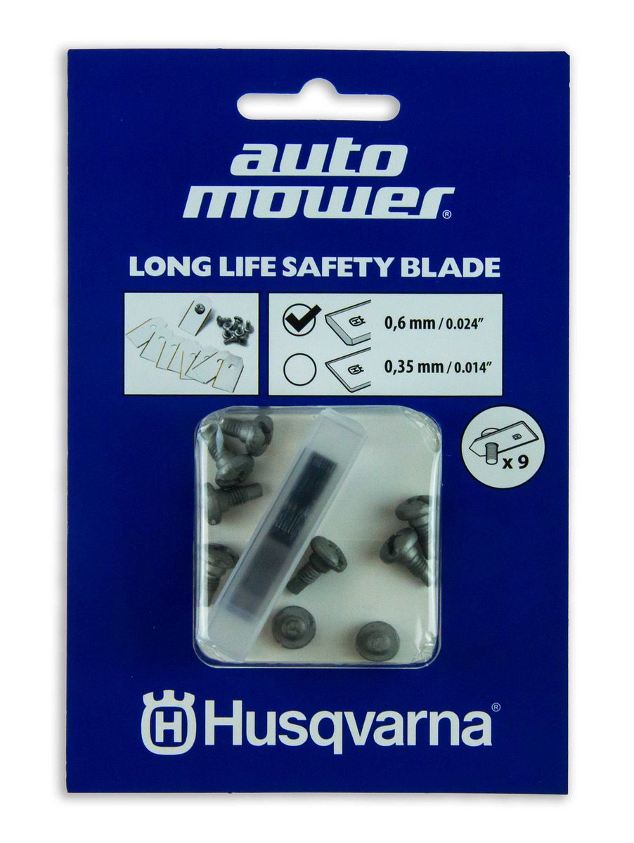 Husqvarna Automower® Classic Messer ✔ 9Er-Pack Ersatzklingen Aus Kohlenstoffstahl Inkl. Schrauben, Passend Für Alle Automower®-Modelle ✔ Langlebig Und Einfach Auszutauschen - Image 5