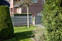 TraumGarten Alu-Vorgartenzaun Squadra auf Maß