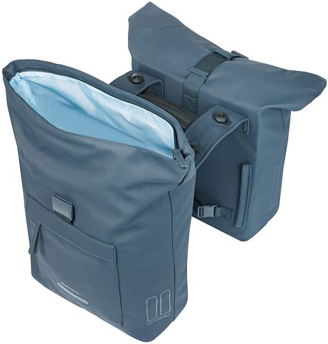 Basil Doppeltasche Brooklyn MIK 2.0 blau