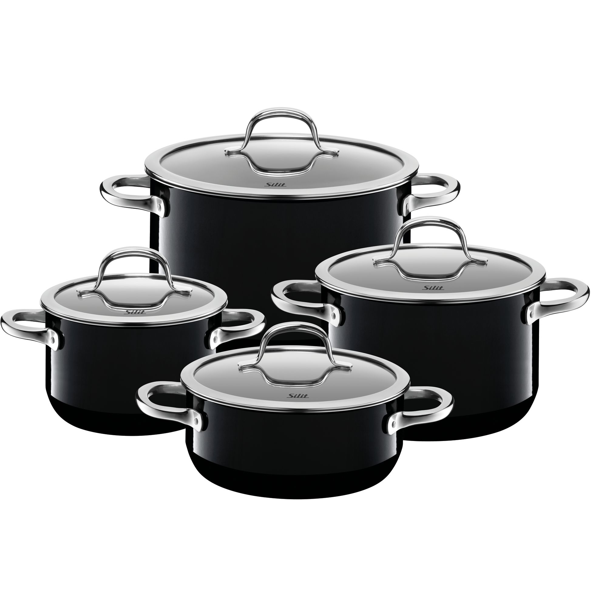 Silit Topf-Set 4-teilig Passion Black