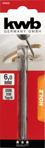 kwb Fräsbohrer WS 6 mm SB 494000