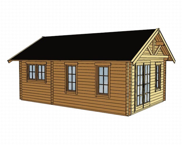 Skan Holz 70 mm Blockbohlenhaus Toronto 4