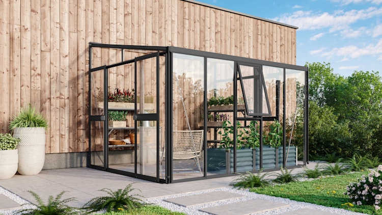 Vitavia Gewächshaus Helena 8600 inkl. 2 Seitenfenstern - 8,6 m²