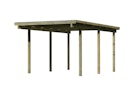 Karibu Carport Einzelcarport Eco 1/2 - kesseldruckimprägniert