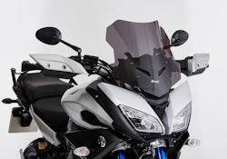 ERMAX Windschutzscheibe Sport Acrylic durchsichtig Schwarz getönt für YAMAHA Tracer 900