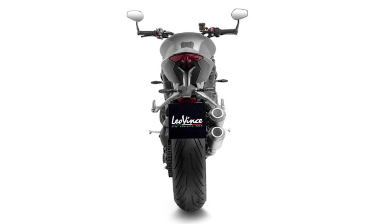 LeoVince 2x SLIP-ON Edelstahl SBK LV-10 für TRIUMPH SPEED TRIPLE 1200 RR/RS
