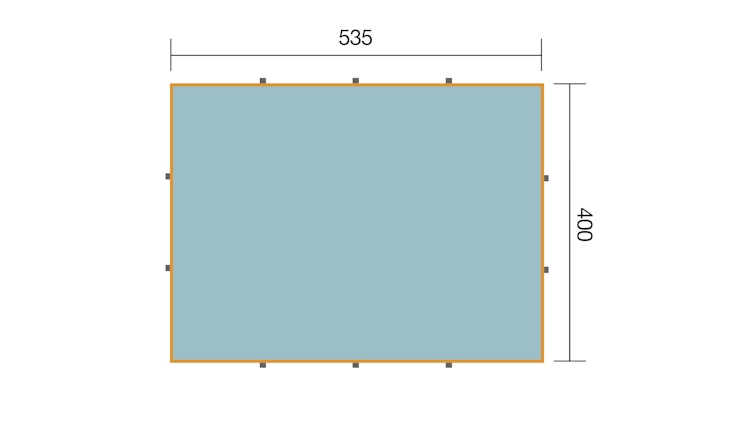 Weka Massivholzpool Siargao Gr. 2 - 45 mm - 416 x 551 cm inkl. gratis Abdeckplane im Wert von 279,99€
