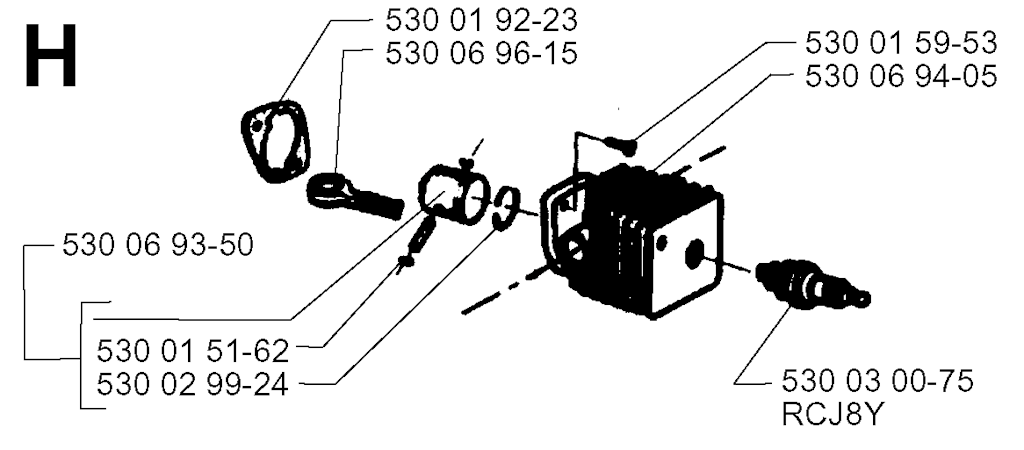 Explosionszeichnung Ersatzteile