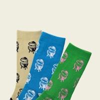 Big Green Egg Socken - Dreierpackung