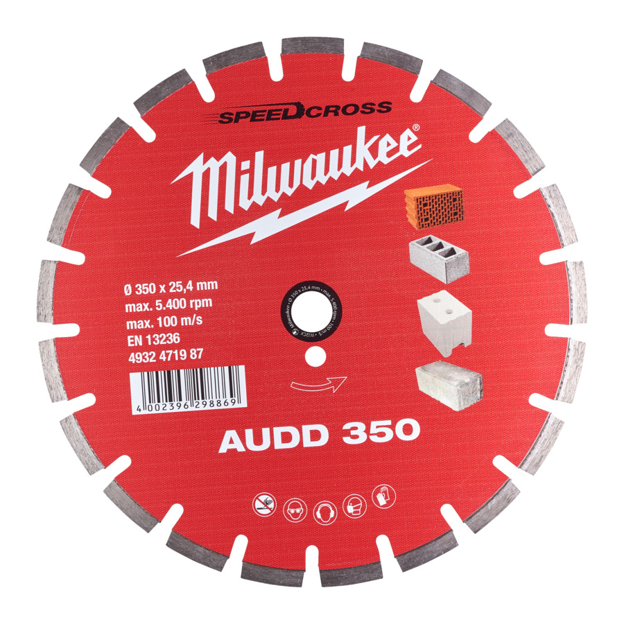 Milwaukee Diamant-Trennscheibe SPEEDCROSS AUDD 350 4932471987
