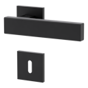 Vorschaubild Griffwerk VAYA 200 CUBICO fast2fix Fast2Fix Rosetten eckig Buntbart Graphitschwarz