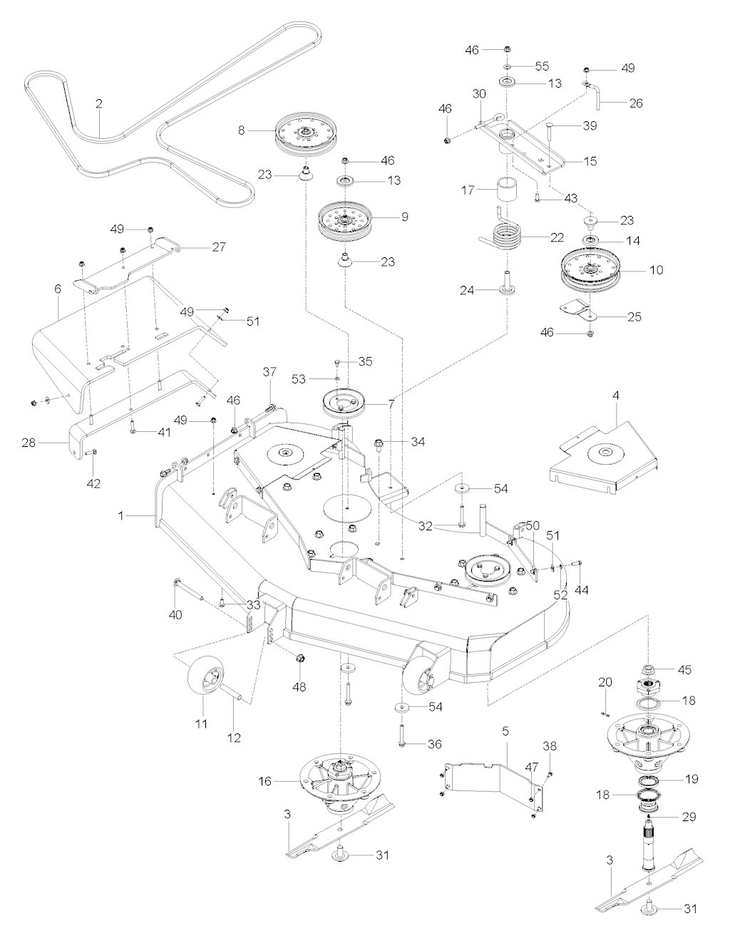 Explosionszeichnung Ersatzteile