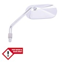 Vorschaubild HIGHSIDER smart Lenkerspiegel Agila Chrom Oval, Links, Nicht E-Geprüft (1Stck.)