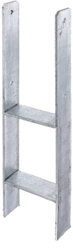Alberts® H-Pfostenträger 300x60x6mm Gesamtlänge 600mm für verschiedene Pfostenstärken