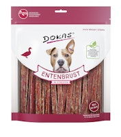 DOKAS Entenbrust in Streifen Hundesnack 500 Gramm