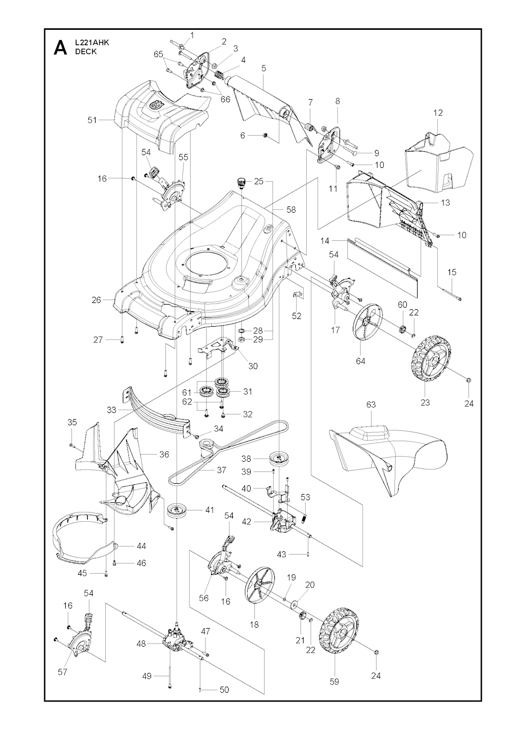 Explosionszeichnung Ersatzteile