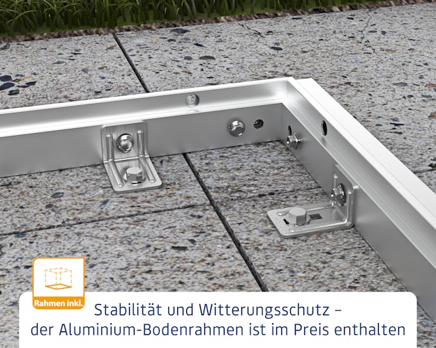 Hörmann Metall-Gerätehaus EcoStar Premiumline mit Pultdach