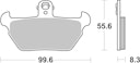 Vorschaubild SBS Bremsbelag 644HF Street Ceramic