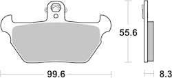 SBS Bremsbelag 644HF Street Ceramic