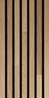 MEISTER Akustikpaneele Acoustic Sense WOOD 2600 x 330 x 13 mm 04311 Eiche pure gebürstet mattlackiert