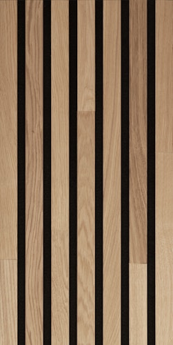 MEISTER Akustikpaneele Acoustic Sense WOOD 2600 x 330 x 13 mm 04311 Eiche pure gebürstet mattlackiert