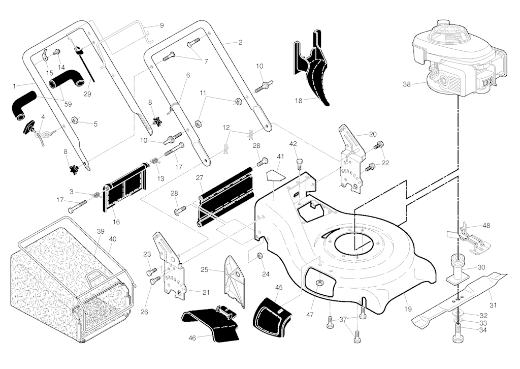 Explosionszeichnung Ersatzteile