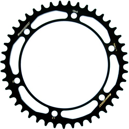 Supersprox Stahl-Kettenrad 525 43Z (Schwarz)