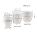 Vorschaubild Wikholm form Design Hängetopf aus Jute in natur 17 x 17 cm