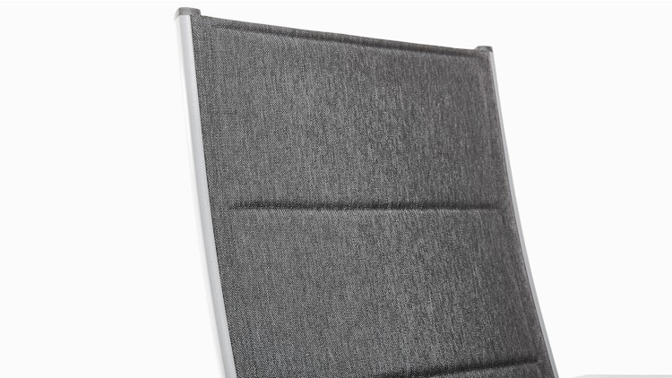 Kettler Multipositionssessel BASIC PLUS PADDED, Aluminium Silber / Outdoorgewebe Anthrazit