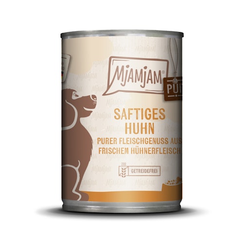 MJAMJAM Purer Fleischgenuss 400g Dose Hundenassfutter