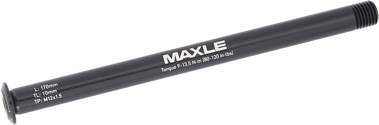 RockShox Hinterradsteckachse Rear Maxle Stealth 12 x 148 mm schwarz 170 lang, 1,5 Gewindesteigung, Boost E-T