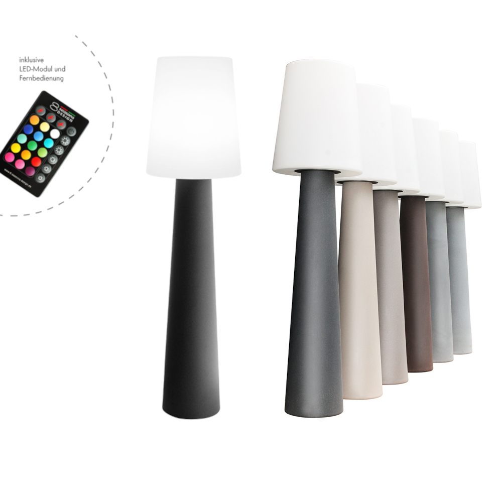 8 seasons design LED-Stehleuchte No. 1, 160 cm (RGB), verschiedene Farben