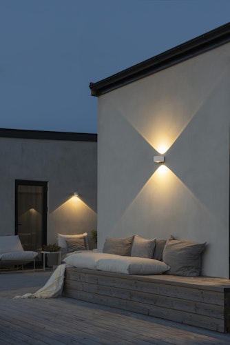 Konstsmide Kristall-Linsen-Wandleuchte Gela Up/Down, versch. Farben