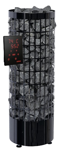 Wolff Finnhaus 9 kW Saunaofen schwarz mit externer Steuerung 1A