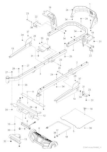 Husqvarna Nullwendekreismäher gelegentliche Nutzung Z254F, 96784490102, 2020-08