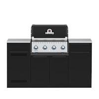 Broil King Outdoorküche Baron MOK 4-Brenner mit Gasflaschenschrank und Aufbewahrung