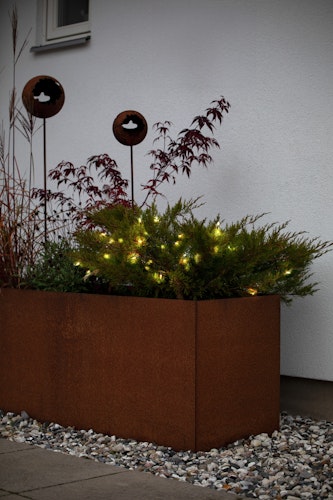 Konstsmide Weihnachtsbeleuchtung LED Mini Lichterkette 20 batteriebetrieben Länge 3,35 Meter