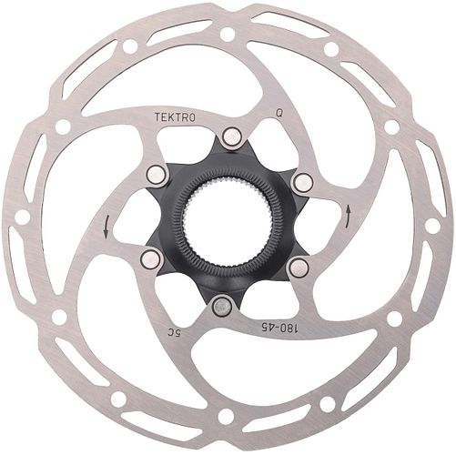 Tektro Bremsscheibe TR-45 Ø 180 mm silber