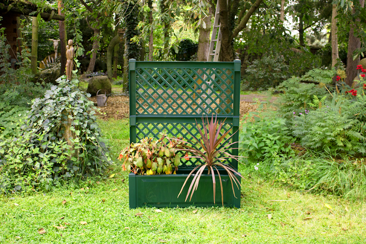 KHW Pflanzkasten groß mit Zentralspalier (2-tlg.) 100 cm