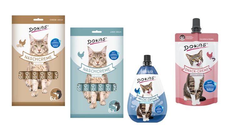 DOKAS Snack-Mix Milk & Creme Katzensnack