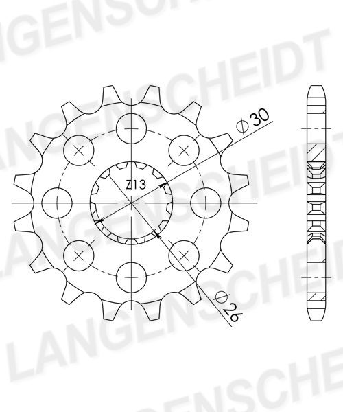 Supersprox Ritzel 525 16Z