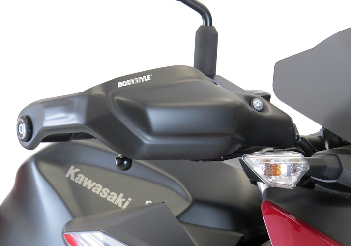 BODYSTYLE Handprotektoren ABS Kunststoff schwarz-matt für KAWASAKI Z400, Z500 / SE