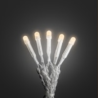 Konstsmide Weihnachtsbeleuchtung  Micro LED Lichterkette gefrostet 10 klar