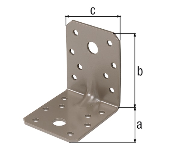 Alberts DURAVIS® Schwerlast-Winkelverbinder mit Sicke 70x70x55mm