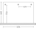 Vorschaubild Skan Holz Terrassenüberdachung Andria mit Mittelpfosten Breite 434 cm
