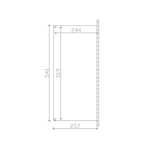 Skan Holz Aluminium Terrassenüberdachung Genua Breite 541 cm