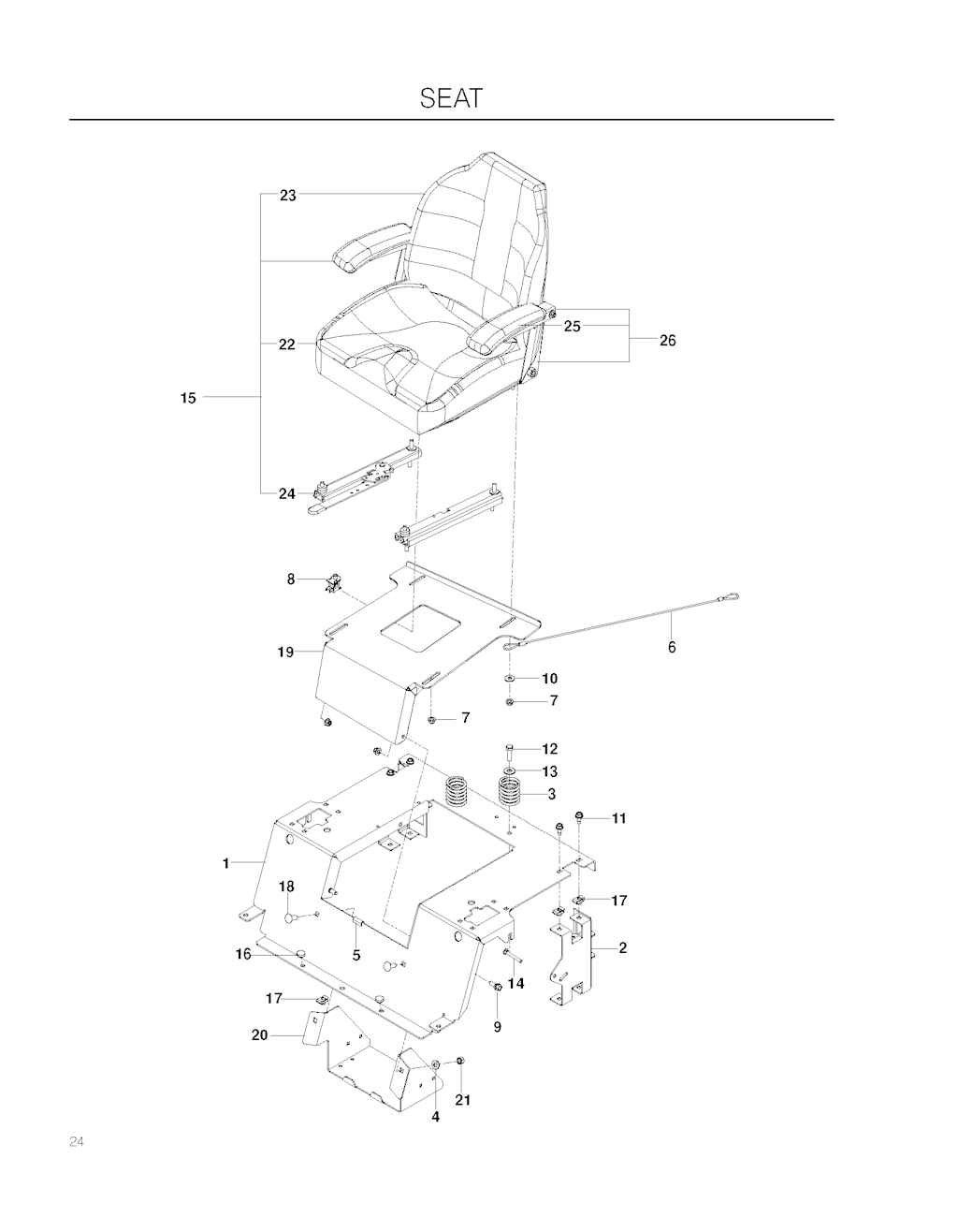 Explosionszeichnung Ersatzteile